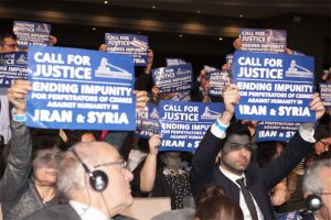 Call for Justice Iran Massacre 1988, Ending Impunity for Perpetrators of Crimes Against Humanity in Iran and Syria on 26 November 2016 in Paris Mutualité conference centre