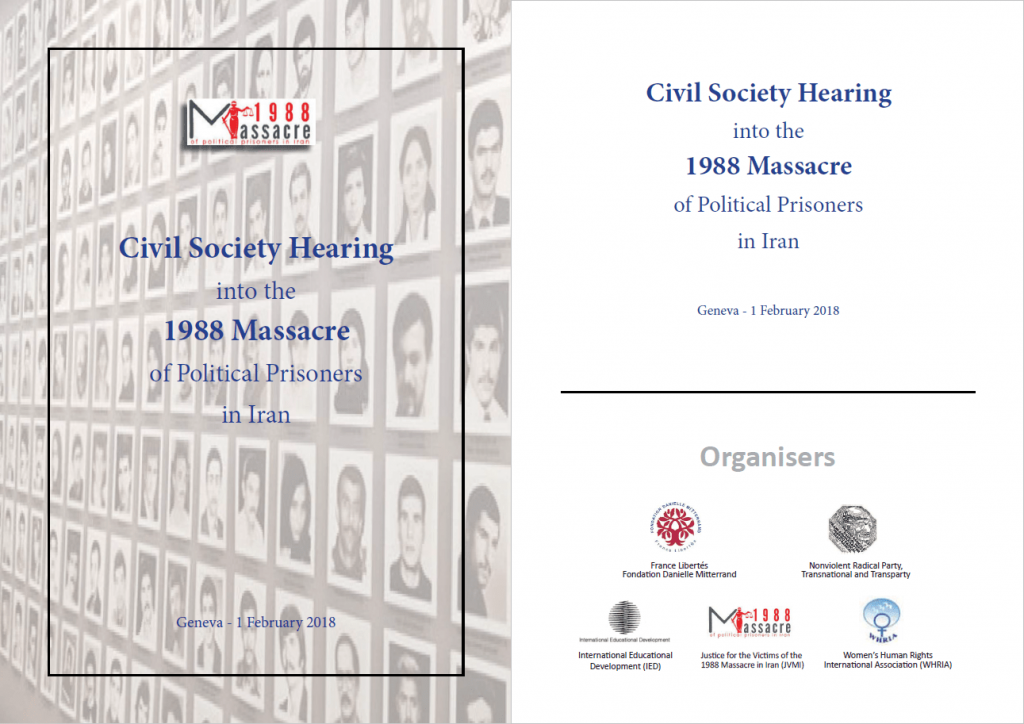 Report: Civil society hearing into Iran's 1988 massacre